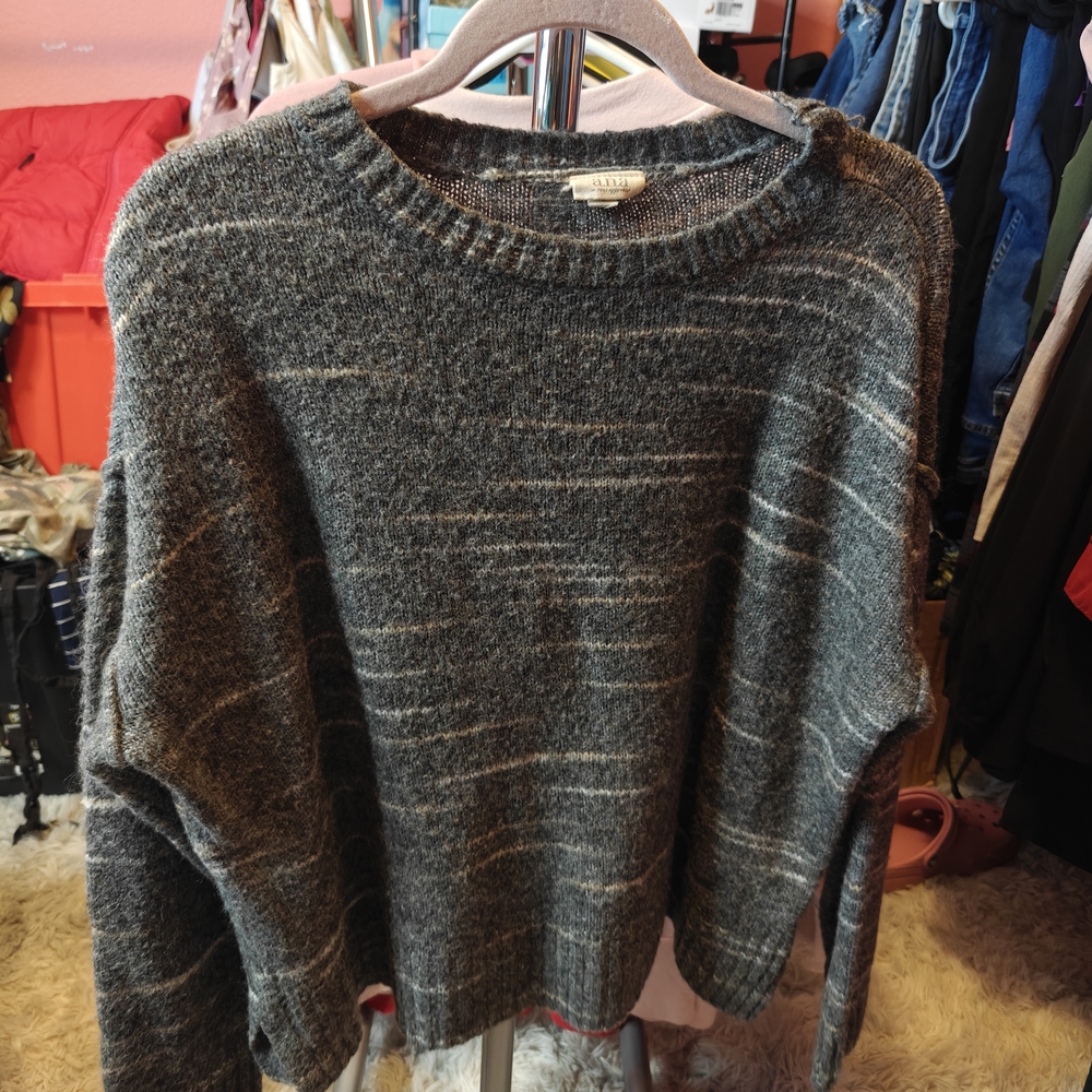 a.n.a Gray Knit Sweater
